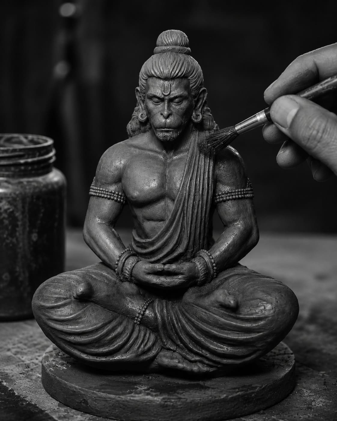 Hanuman Sthir detail